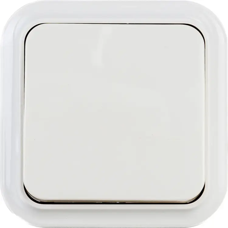 Одноклавишный выключатель BYLECTRICA ПРАЛЕСКА АКВА А16-222 бежевый