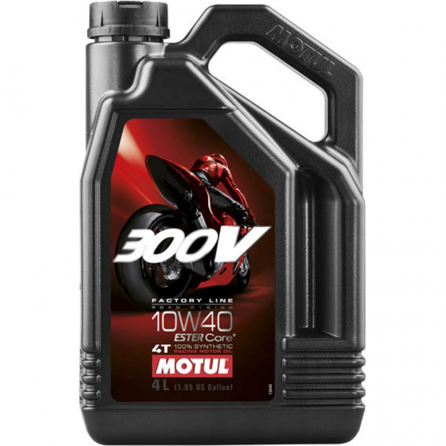 Моторное масло для мотоциклов MOTUL 300 V 4T FL Road Racing SAE 10W40