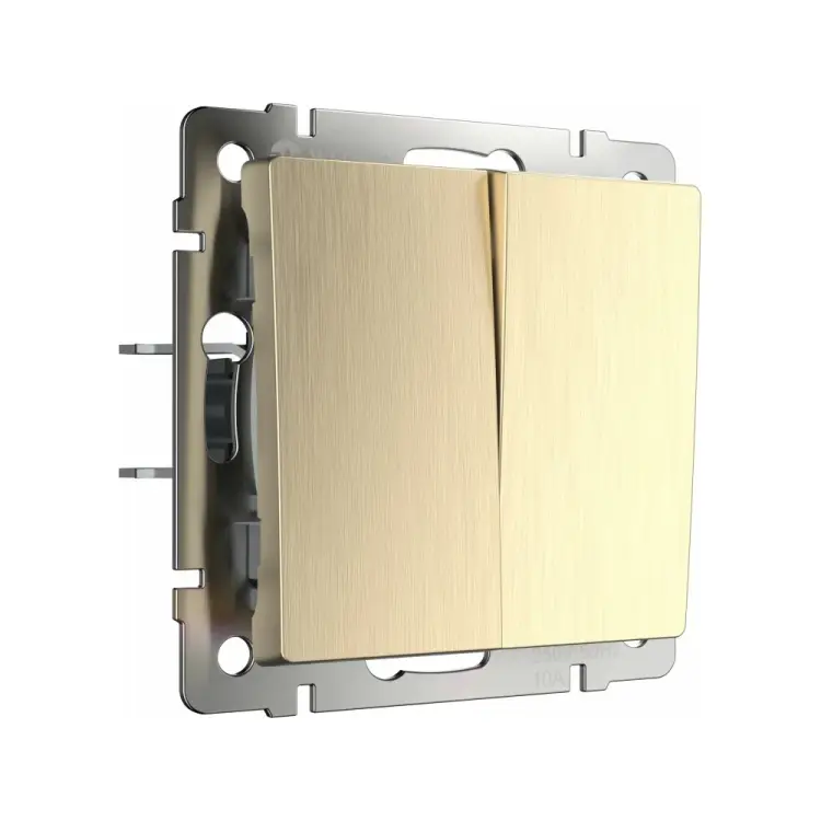 Проходной двухклавишный выключатель WERKEL WL10-SW-2G-2W a035613