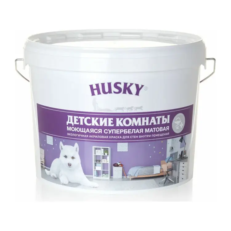 Краска для детских комнат HUSKY 32501 Краска для детских комнат HUSKY 32501