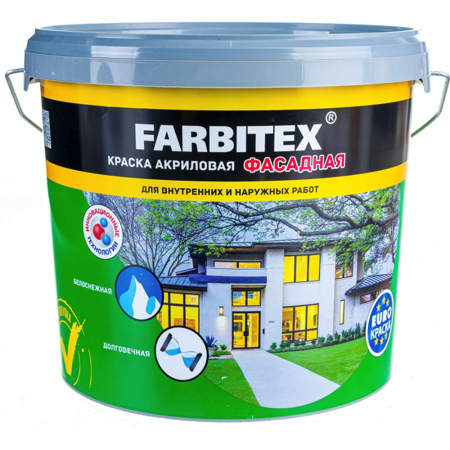 Фасадная акриловая краска Farbitex 4300001555