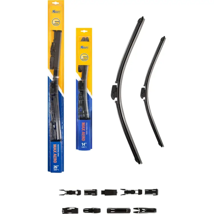 Комплект бескаркасных щеток стеклоочистителя KRAFT 830894