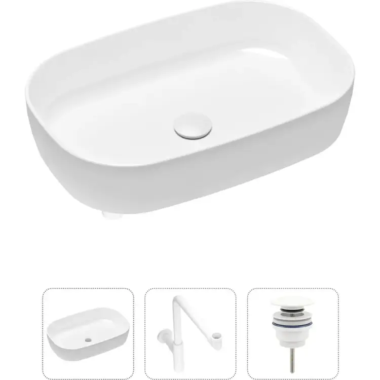 Накладная раковина для ванной Lavinia Boho Bathroom Sink Slim 21520108