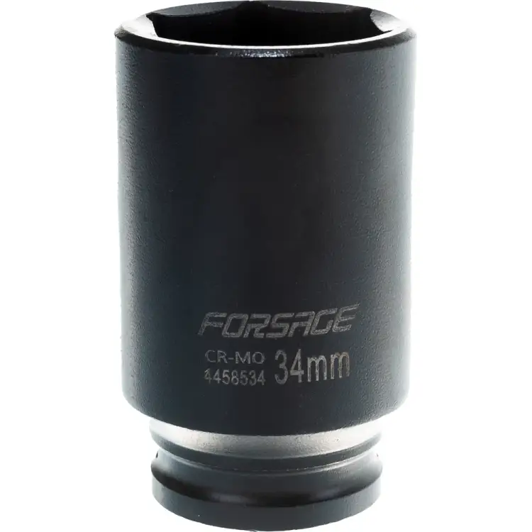 Ударная глубокая шестигранная торцевая головка Forsage F-4458534(27093)