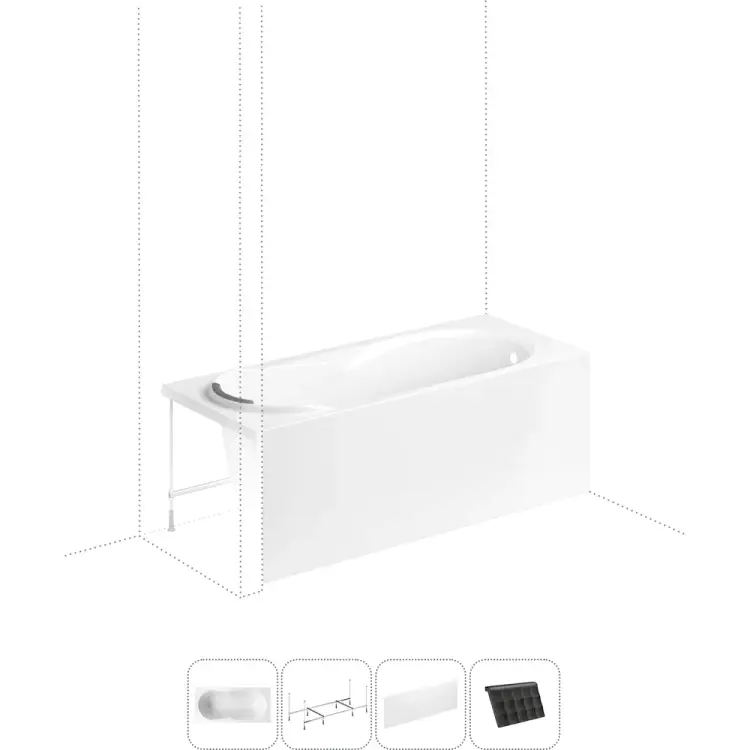 Акриловая ванна Lavinia Boho Easter Pro S2-3706005P