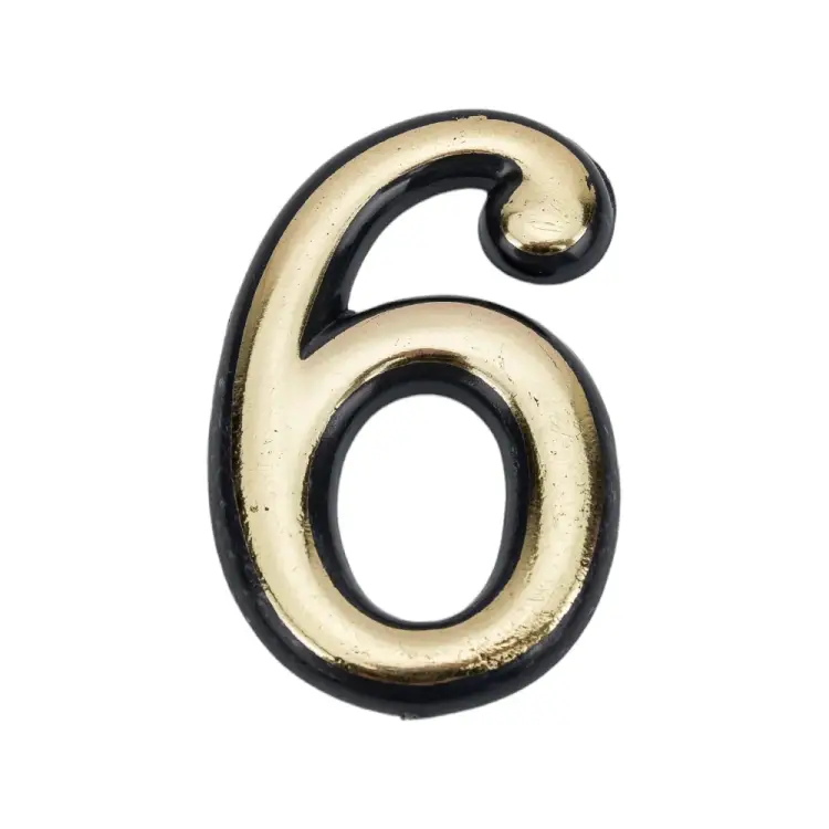 Самоклеящаяся цифра СКОБЯНОЙ 6 002640