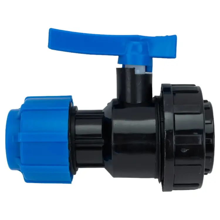 Разъемный компрессионный кран Политэк ТПК-АКВА 554222501