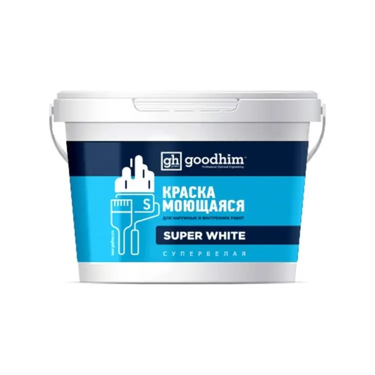 Моющаяся краска для светлых тонов Goodhim S стандарт база А 89311 Моющаяся краска для светлых тонов Goodhim S стандарт база А 89311