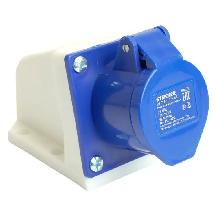 Стационарная розетка STEKKER ST-113 49432
