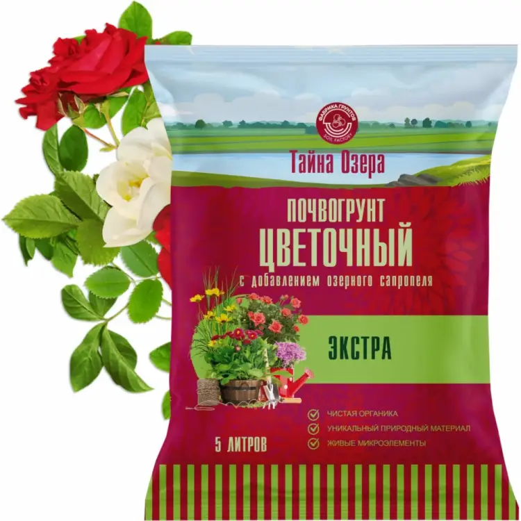 Тайна озера Фабрика Торфа ТО-цветочныйЭкстра-5л