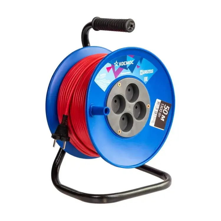 Удлинитель КОСМОС YKKsm50m-4g(6A)