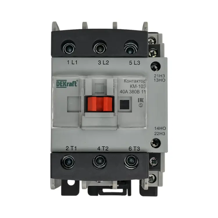 Контактор DEKraft КМ-103 40А 380В АС3 22129DEK 1113359
