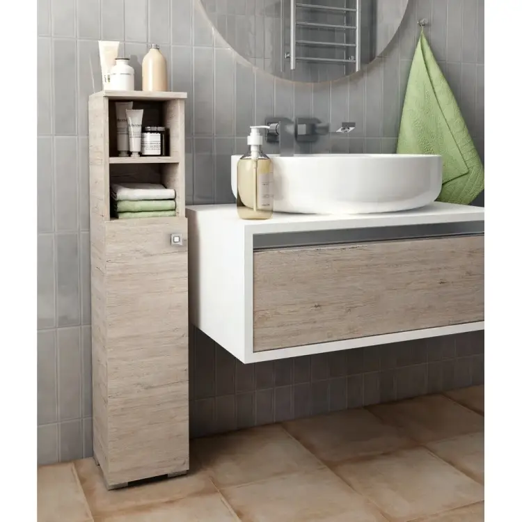 Туалетный шкаф SANTREK Виола 2 ниши, пикар, 200x950x190 316405