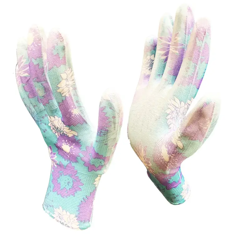 Садовые нейлоновые перчатки Master-Pro® ЭДЕЛЬВЕЙС 3111-NPU-Es-10