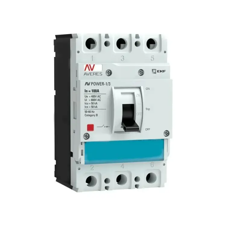 Автоматический выключатель EKF AV POWER-1/3 mccb-13-100-6.0-av