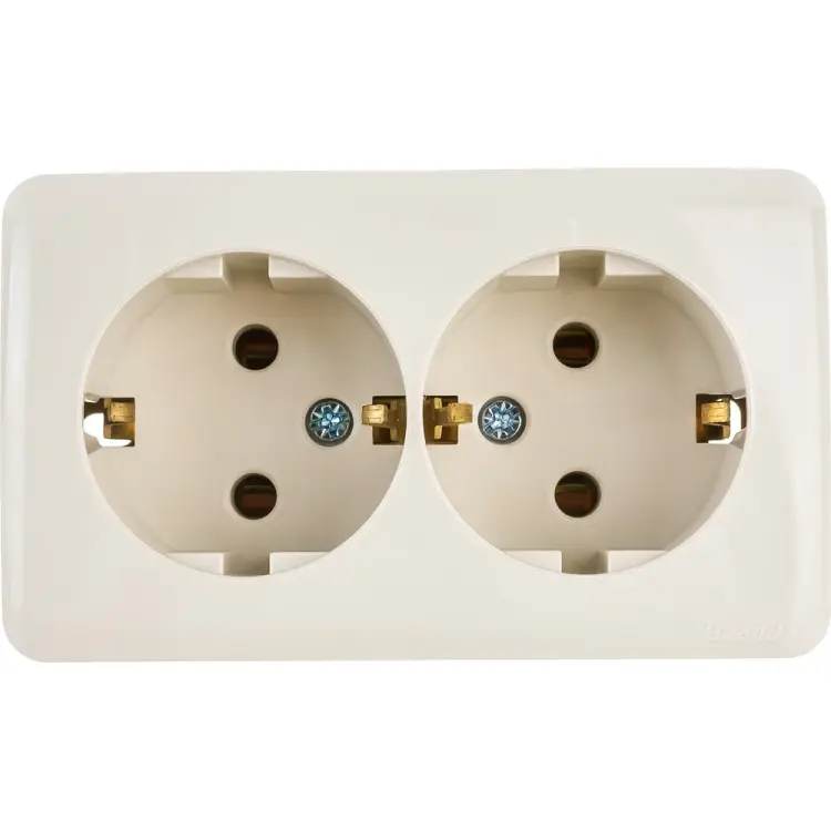 Двойная розетка Lezard VIOLA 751-0300-127