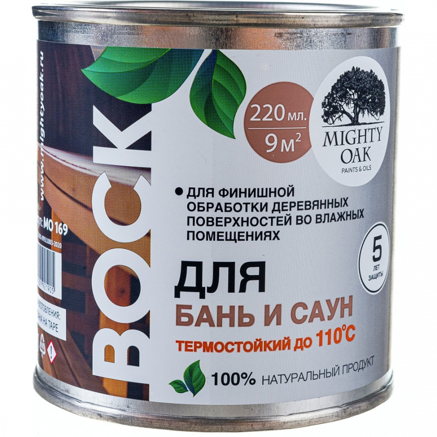 Воск для бань и саун MIGHTY OAK MO169