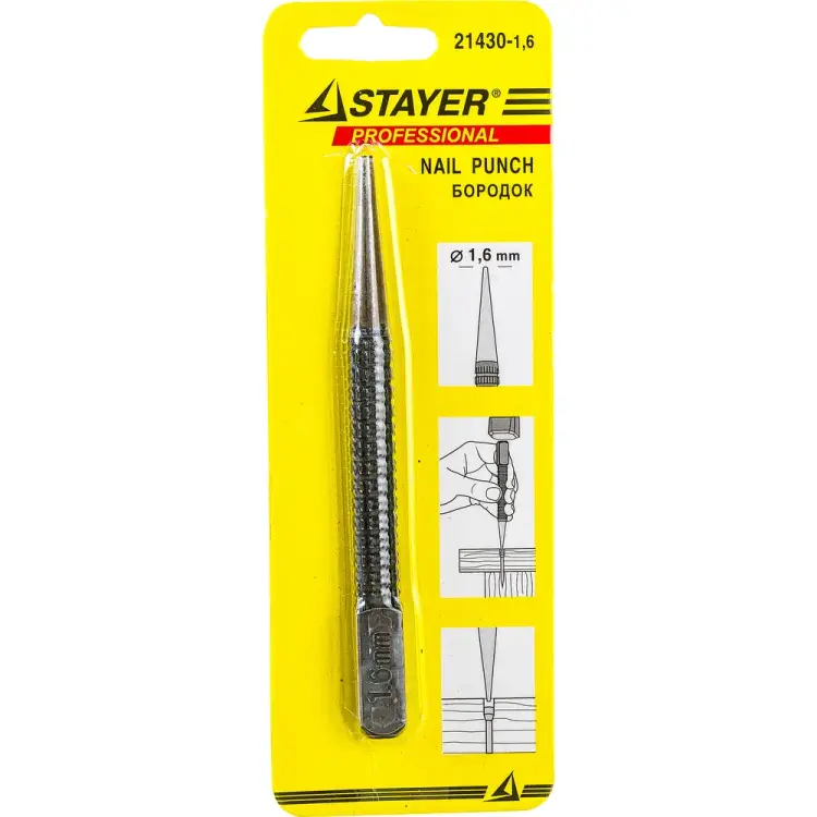 Бородок STAYER Master 21430-1.6