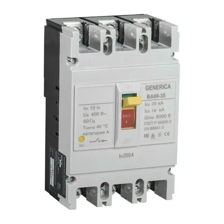Автоматический выключатель GENERICA ВА66-35 SAV30-3-0200-G