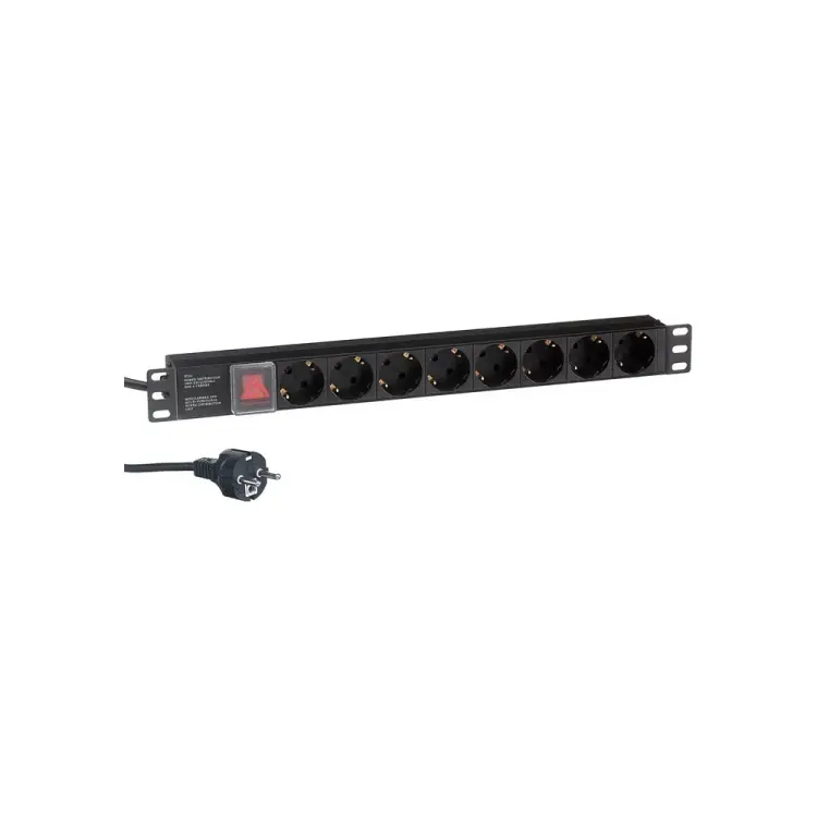 Блок розеток ExeGate ServerPro PDU-19H802 Al-8S-EU1.8CU-SW 280841