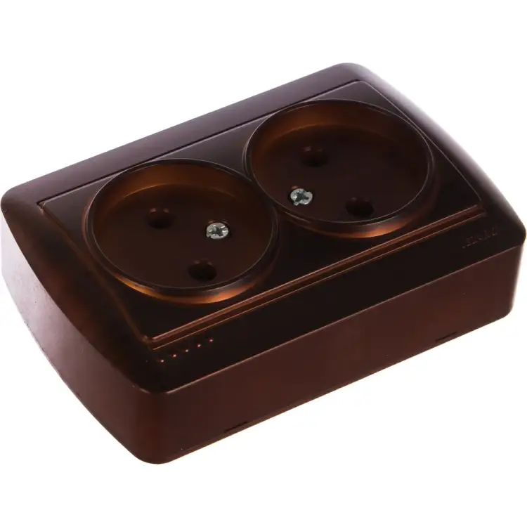 Двойная розетка Lezard DEMET 711-0400-128