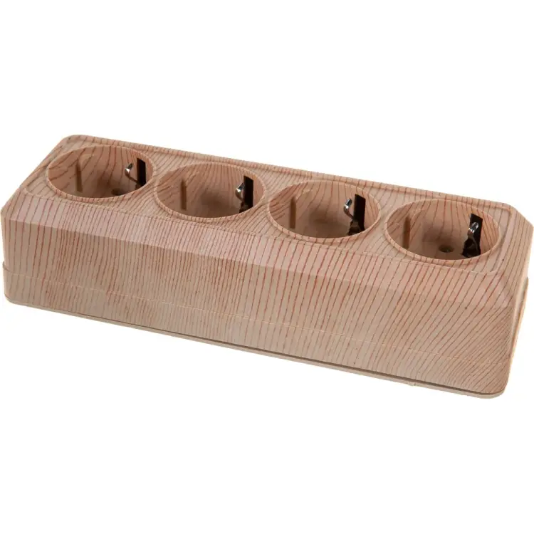 Четырехместная розетка UNIVersal Олимп 1175