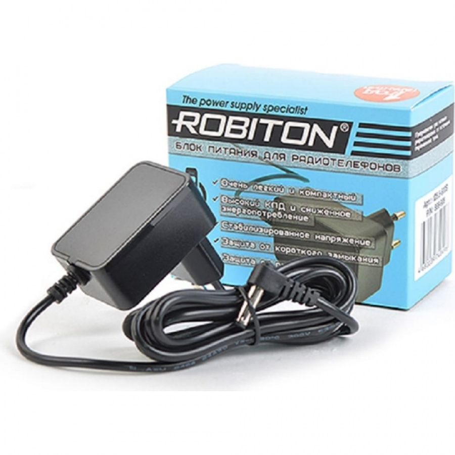 Угловой адаптер-блок питания Robiton ID5,5-500S