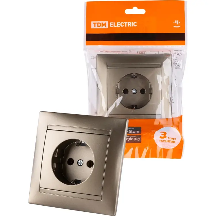 Розетка TDM ELECTRIC Лама SQ1815-0723