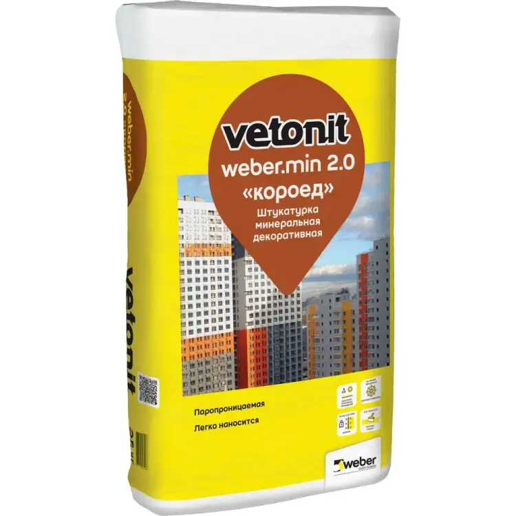 Декоративная штукатурка Vetonit weber.min koroed 1012417 Декоративная штукатурка Vetonit weber.min koroed 1012417