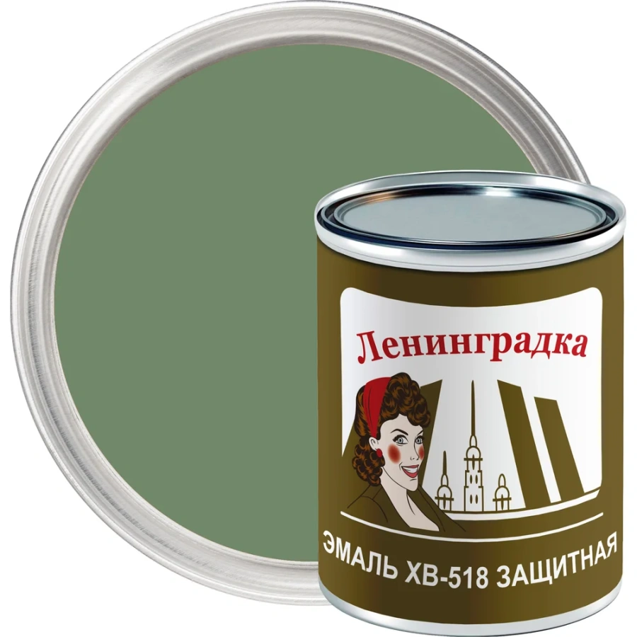 Эмаль ЛЕНИНГРАДКА ХВ-518 УТ000011962 Эмаль ЛЕНИНГРАДКА ХВ-518 УТ000011962