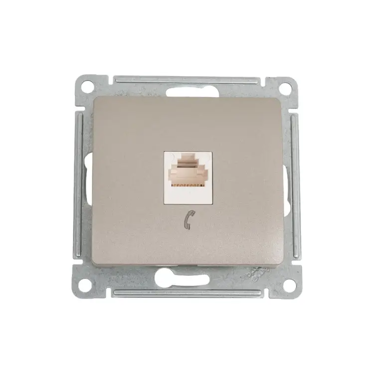 Телефонная розетка Systeme Electric Glossa GSL001281T