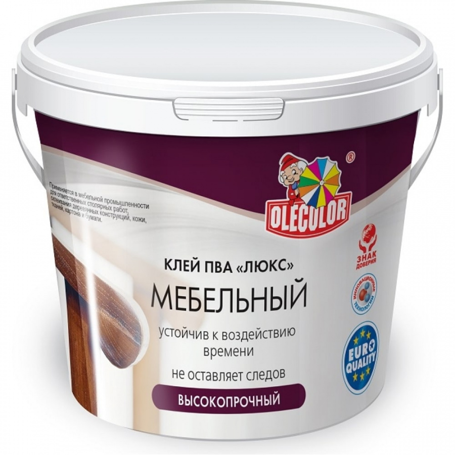 Мебельный клей ПВА Olecolor Люкс