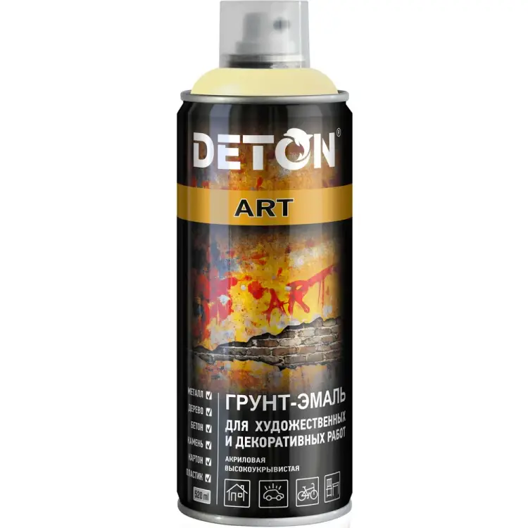 Грунт-эмаль для художественных и декоративных работ Deton DTN-A07700 Грунт-эмаль для художественных и декоративных работ Deton DTN-A07700
