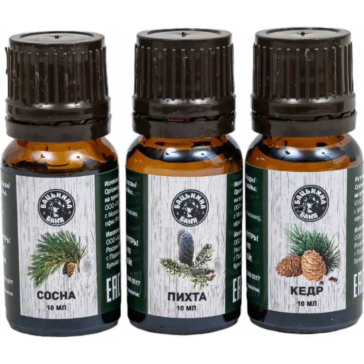 Набор эфирных масел Бацькина баня Хвойный эликсир 16101 Набор эфирных масел Бацькина баня Хвойный эликсир 16101