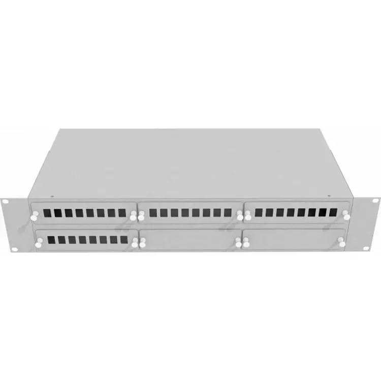 Стоечный оптический кросс TopLan КРС-Top-2U-32SC/DLC-GY