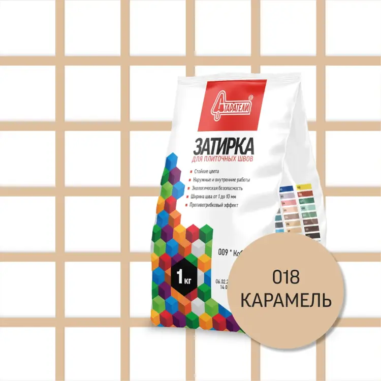 Затирочная смесь для плиточных швов Старатели 3277/3504