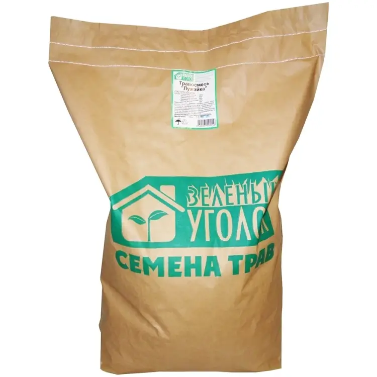 Семена газона Зеленый уголок Травосмесь Лужайка 16600