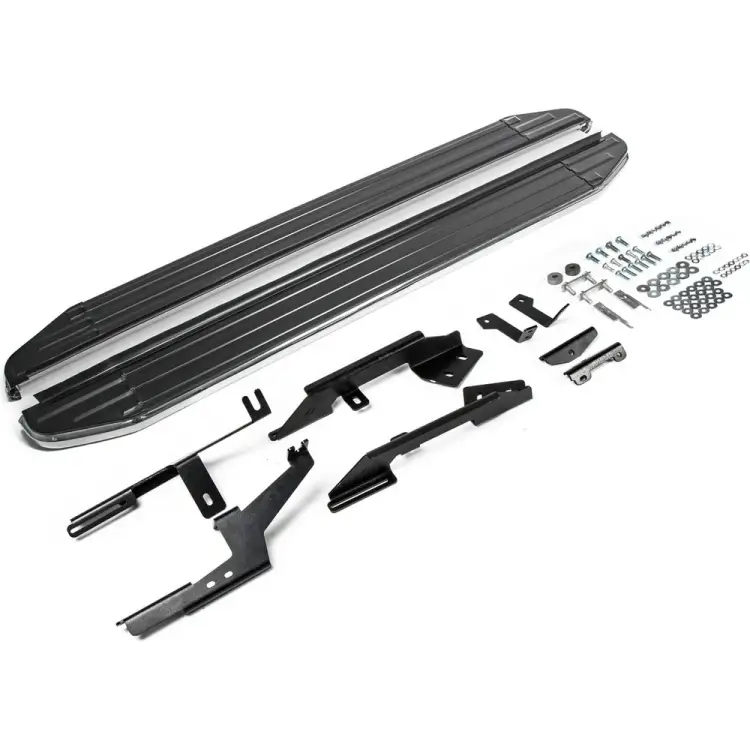 Автомобильные пороги для Nissan Terrano III 2014-2017-2017-н.в./Renault Arkana 2019-н.в./Duster 2010-2015-2015-н.в./Kaptu Rival Premium A173ALP.4701.3