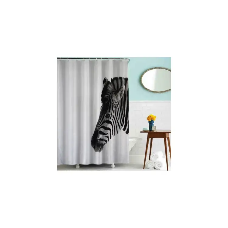 Тканевая шторка для ванной комнаты Terma MZ-46 Зебра 20816