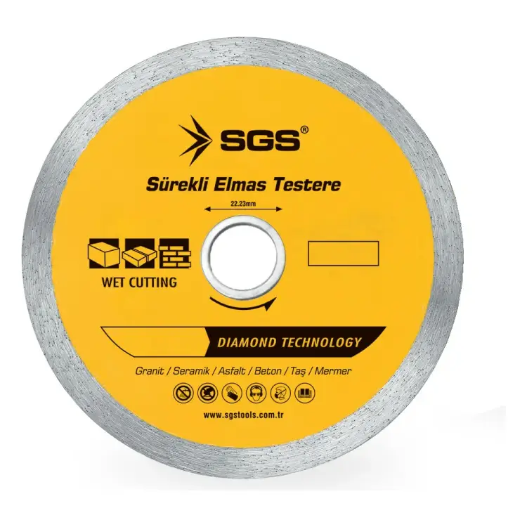 Сплошной диск алмазный для керамики SGS 2261SGS Сплошной диск алмазный для керамики SGS 2261SGS