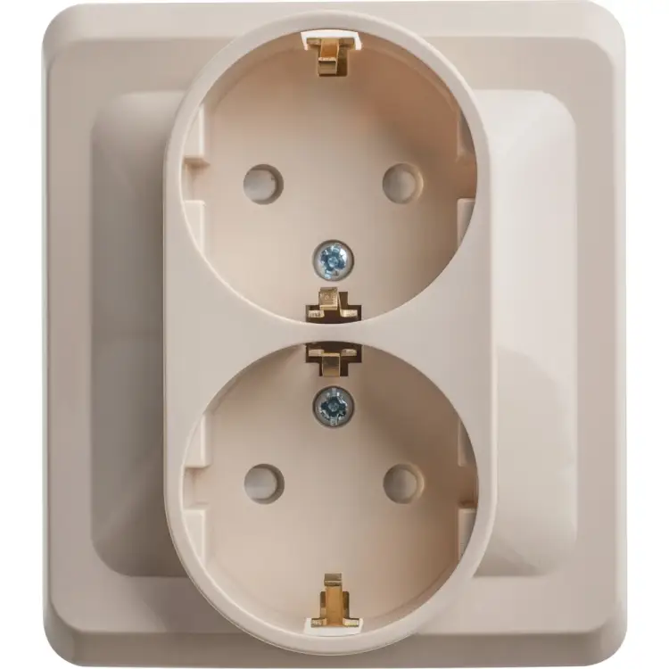 Двухместная розетка Systeme Electric Этюд PC16-008K
