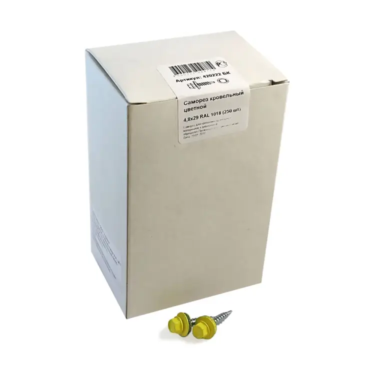 Кровельный саморез крепежная техника 4,8/29 RAL1018 (250 шт.) 420222
