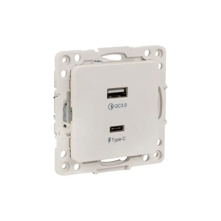 Механизм розетки EKF Стокгольм PROxima EYR-2USB-type-C