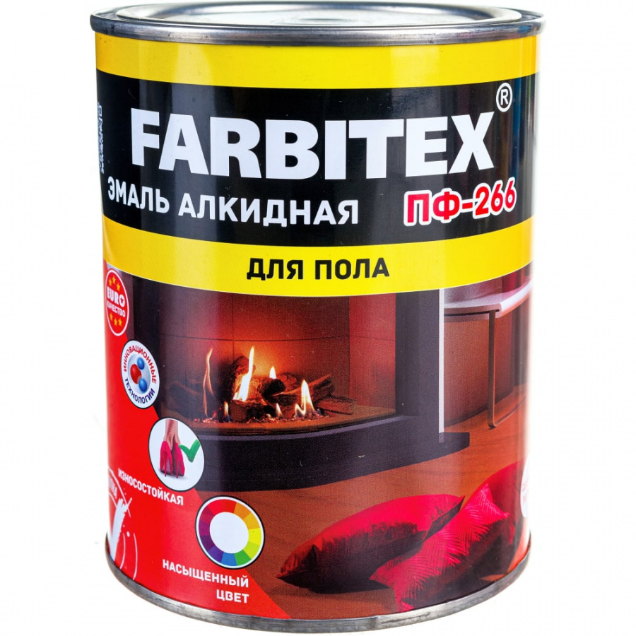 Алкидная эмаль Farbitex ПФ-266