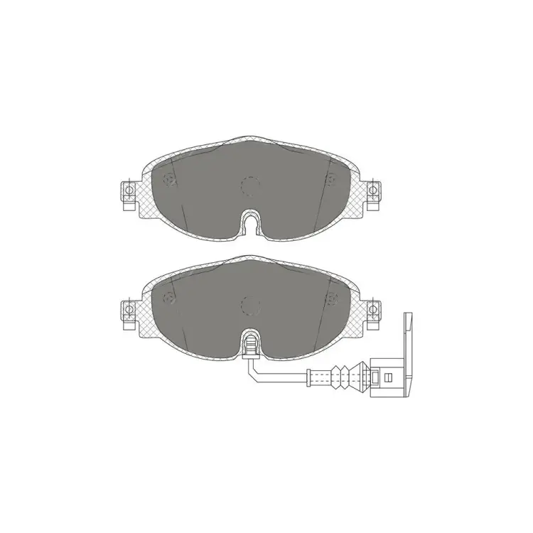 Колодки тормозные SCT SP715 Колодки тормозные SCT SP715
