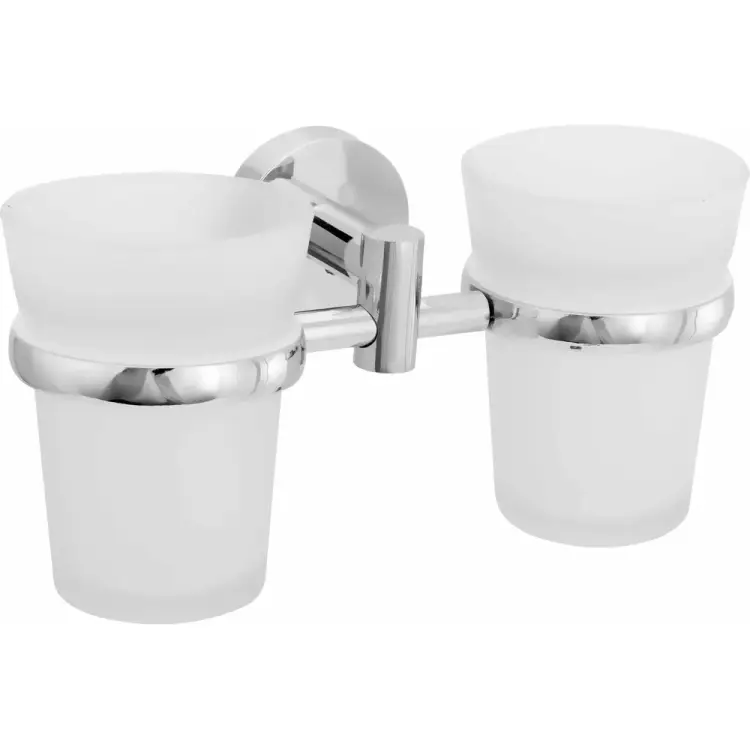 Стеклянный настенный двойной держатель FORA Лонг L039