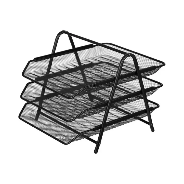 Горизонтальный трехсекционный лоток для бумаг Attache 688768