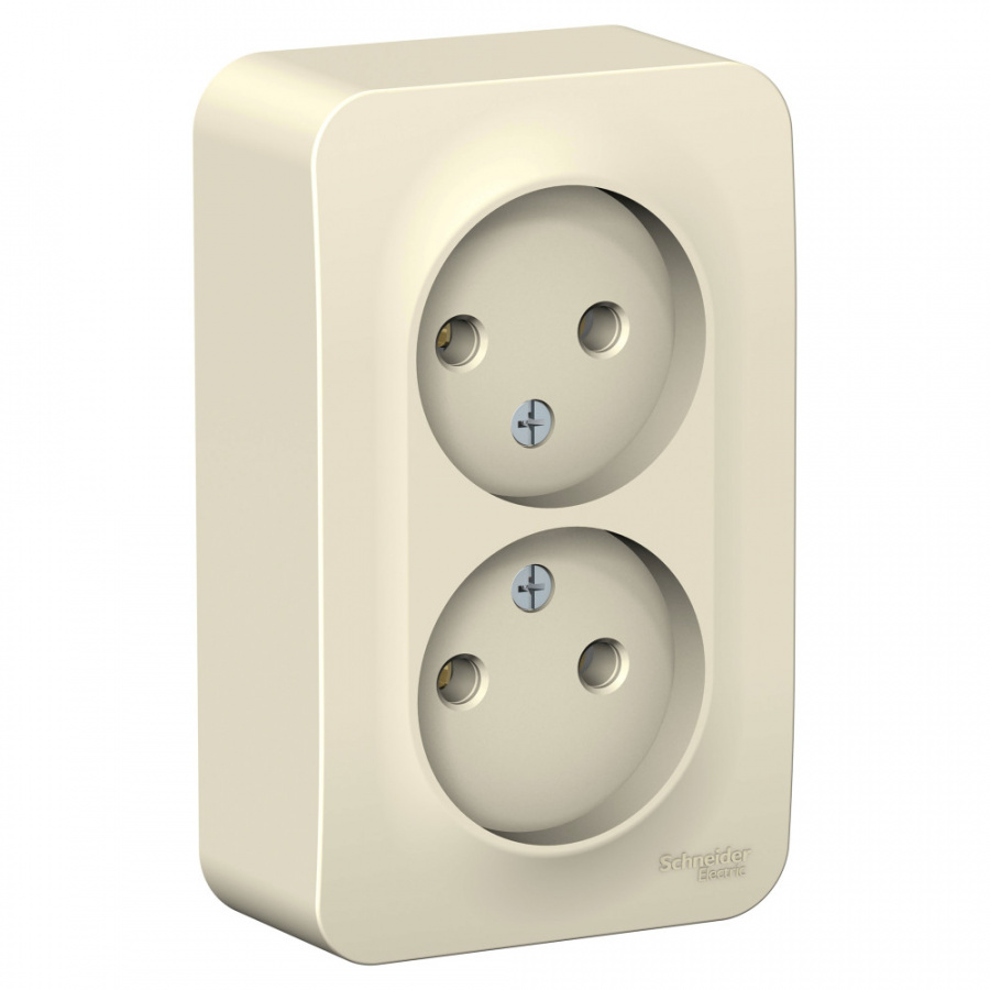 Двойная розетка Schneider Electric BLANCA