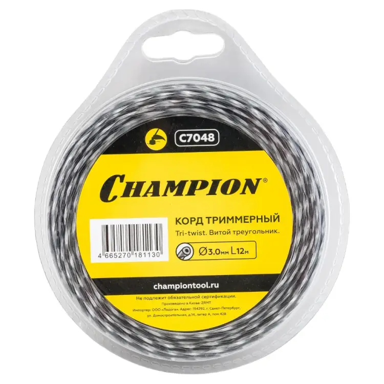 Триммерный корд Champion Tri-twist C7048