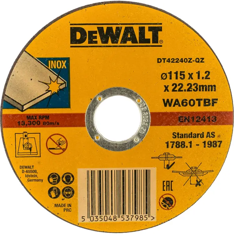 Отрезной круг по металлу Dewalt DT42240Z INDUSTRIAL Отрезной круг по металлу Dewalt DT42240Z INDUSTRIAL